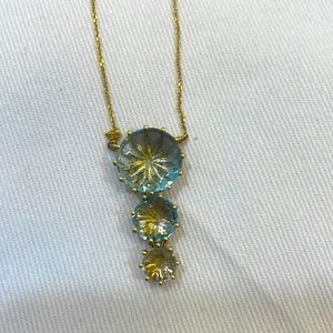 Suzanne Kalan 14k gold pendant necklace